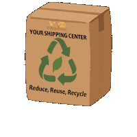 Box Reduce Sticker by Your Shipping Center