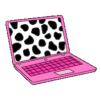 Pink Work Sticker