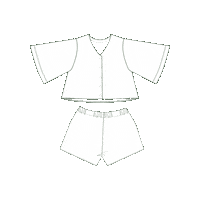 CommonStitch sewing loungewear sewing pattern common stitch Sticker
