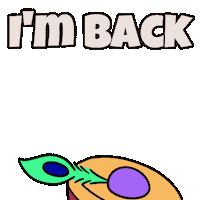 Im Back Sticker by Christophers Genie