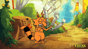 Cat Laughing GIF by The Freak Brothers