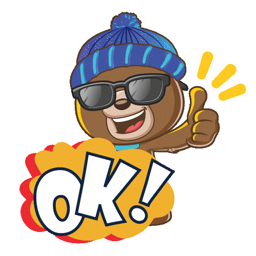 Winter Ok Sticker by Dabdoob