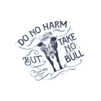 Do No Harm Jg Sticker by Junk Gypsy Co.