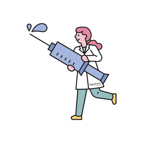 MedPark giphygifmaker covid covid19 vaccine Sticker