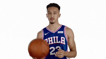 landry shamet spinning GIF by NBA