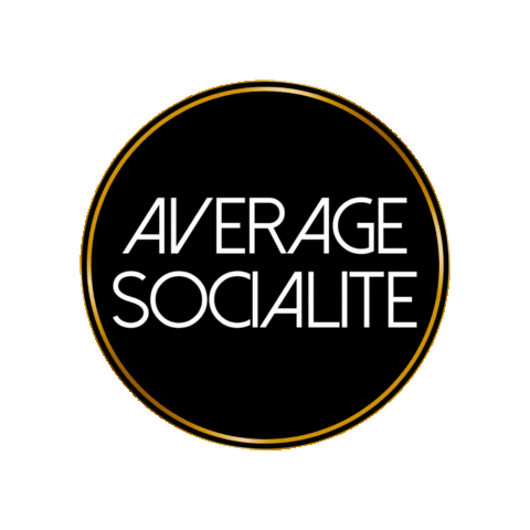 AverageSocialite average socialite averagesocialite Sticker