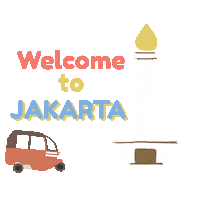 city indonesia Sticker by Dita W. Yolashasanti
