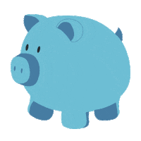 Money Pig Sticker by Pony Friday