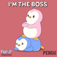 The Boss Couple GIF by Pudgy Penguins