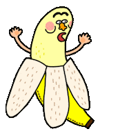 Surprise Banana Sticker