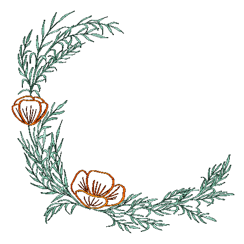 Thanks Wreath Sticker