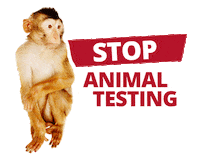 aerztegegentierversuche vegan crueltyfree tierschutz affe Sticker
