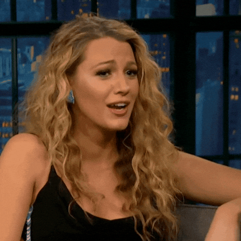 Are You Serious Wait What GIF by Blake Lively Fan