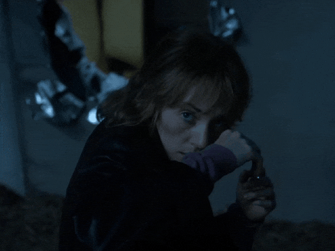 Shocked Stranger Things GIF