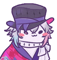 Kazpurin vtuber jester popcat holostars Sticker