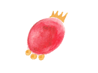 Christmas Fruit Sticker