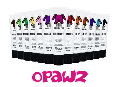 Creative Grooming Pet Hair Dye Sticker by OPAWZ