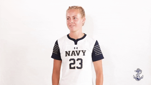 Navy Soccer Molly Gillcrist GIF by Navy Athletics