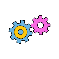 maevechocolate gear gears maeve maevechocolate Sticker