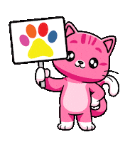 Logo Kat Sticker by Kattenveertjes