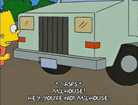 bart simpson save milhouse GIF