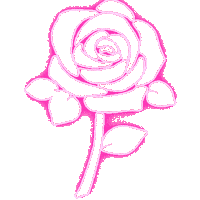 neon rose Sticker by LimeCrime