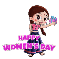Women Empowerment Girl Power Sticker by Chhota Bheem