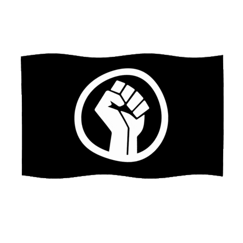 FlagsForGood giphyupload blm fist black lives matter Sticker