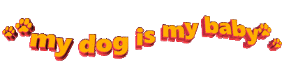 my baby dog Sticker