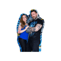 Fawcett_Tattoos blue tattoo tattoos tattooer Sticker
