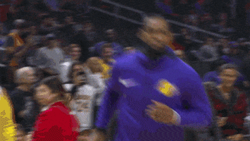 warming up los angeles GIF by NBA