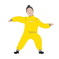 Kung Fu Dancing Sticker