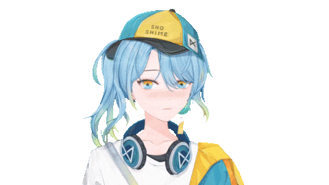 Shoshime giphyupload shy vtuber blush Sticker