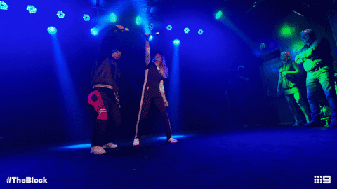 Channel 9 Mic Drop GIF by The Block