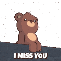 Sad I Love You Sticker by BEARISH