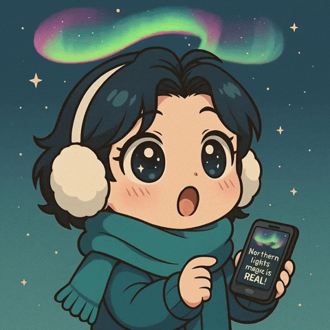 Night Sky Aurora GIF by Persona