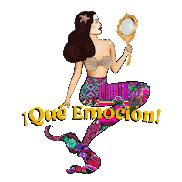 Mermaid Pattern Sticker by Kenia Ontiveros Beauty