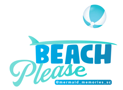 MermaidMemoriesSC giphyupload beach ocean santa cruz Sticker