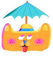 Cool Down Summer Time Sticker by jon hanlan