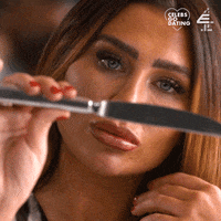 CelebsGoDatingE4 sexy hair makeup look GIF