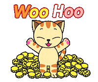 Happy Cat Sticker by JPedicini