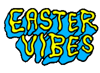 Vibes Eater Sticker by Russell Taysom