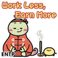 Work Earn Sticker