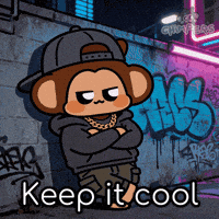 Keep It Cool Street Art GIF by Chimpers