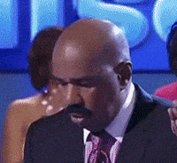 Shocked Steve Harvey GIF