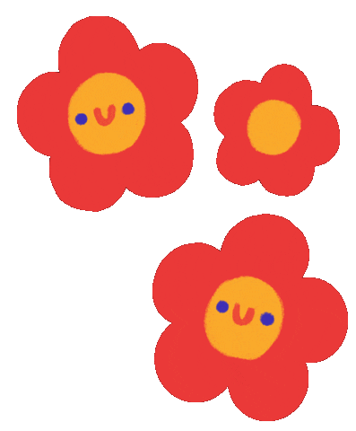 Happy Flower Sticker
