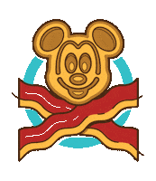 breakfast bacon Sticker by The Lost Bros