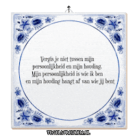 Respect Wijsheid Sticker by Tegelspreuken.nl