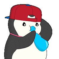 Penguin Calm Down Sticker by Pudgy Penguins