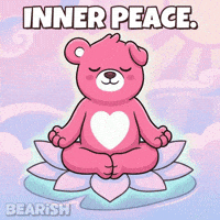 Vibes Meditating GIF by BEARISH